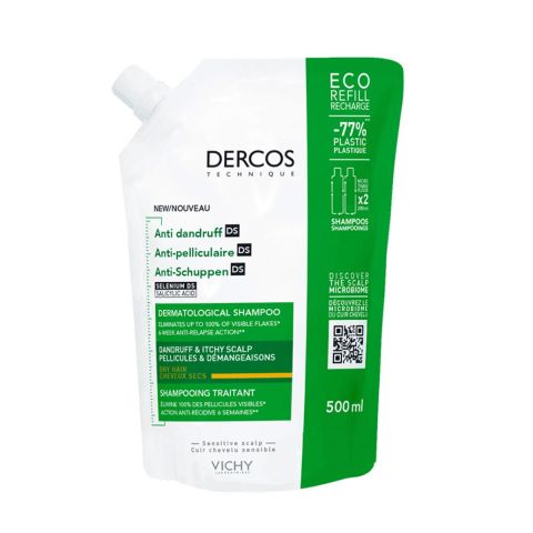 Vichy Dercos Anti-roos Shampoo Droog Haar Refill 500 ml