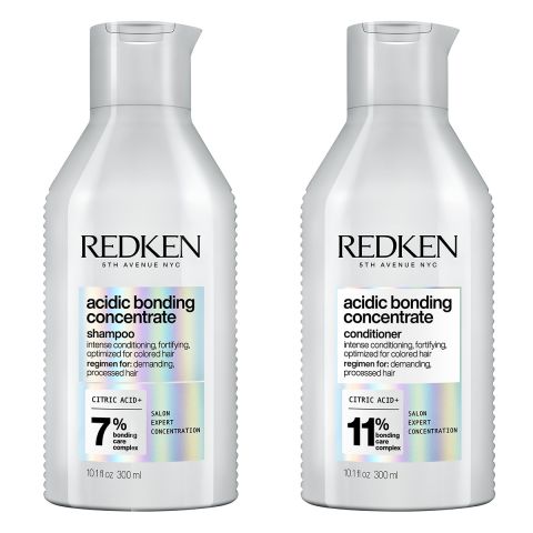 Redken - Acidic Bonding Concentrate Shampoo & Conditioner - Kit For Damaged Hair 
