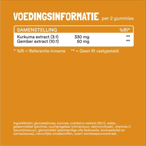 Yummygums - Turmeric & Ginger - 60 Gummies