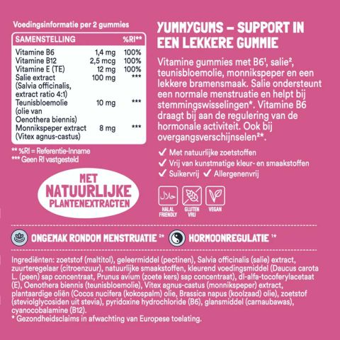 Yummygums - Hormone Support supports hormone balance - 60 Gummies