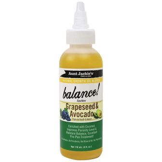 Aunt Jackie's Balance Growth Oil with Grapeseed & Avocado - 118 ml