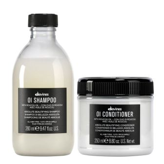 Davines OI Shampoo and Conditioner Value Set