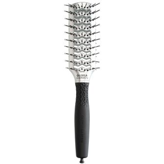 Olivia Garden - Style Tunnel Nylon Brush - Silver