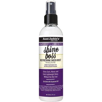 Aunt Jackie's Grapeseed Shine Boss Sheen Mist, 113 ml