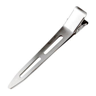 Comair - Metal Pointed Long Clips - 20 pieces