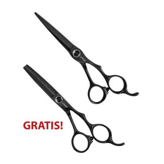 E-Kwip - Kuro Set 5,5 inch with FREE Coupe Scissors!