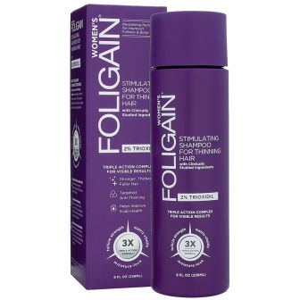 Foligain - Women's Stimulating Shampoo for Thinning Hair - 2% Trioxidil - 236 ml