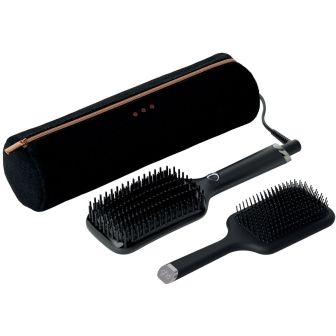 ghd Glide+ Max Gift Set met stijlborstel, extra borstel en zwart etui