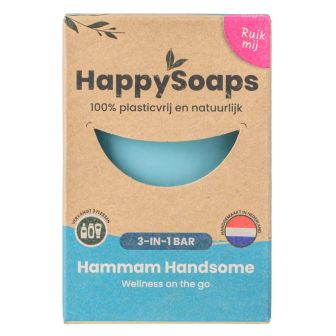 HappySoaps Hammam Handsome 3 in 1 Soap Bar 70 gr