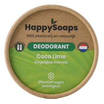 HappySoaps Natural Deodorant Coconut & Lime 50 gr