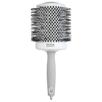 Olivia Garden - Expert Blowout Shine White & Gray - 80 mm