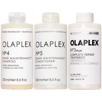 Olaplex Shampoo N.4 & Conditioner N.5 & Repair Treatment N.3 Voordeelset