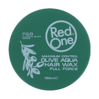 Red One - Green Olive Aqua Hair Wax - Strong Hold - 150 ml