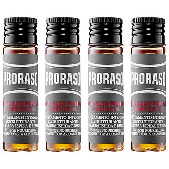 Proraso - Beard Hot Oil - Pack of 4 x 17 ml
