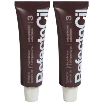 RefectoCil Wenkbrauw Wimper Verf Brown 2 Pack Value Set