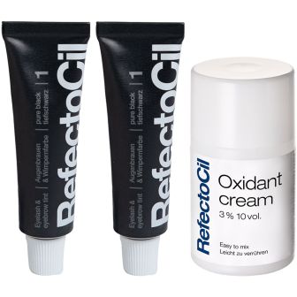RefectoCil Wimper & Wenkbrauw Verf 2 Pack with Oxidant Voordeelset