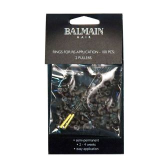 Balmain - DoubleHair - Length & Volume Fixing Rings - 100 Pieces - Brown