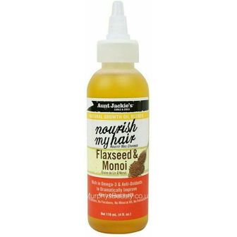 Aunt Jackie's, Nourish My Hair Growth Oil — Flaxseed & Monoi, 118 ml