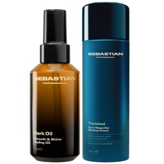 Sebastian - Dark Oil & Twisted Cream Kit for Dry and Curly Hair