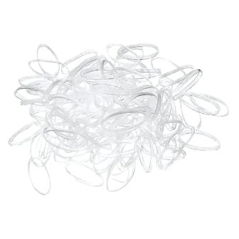 Sibel - Elastic Bands - Transparent - 20mm - 500 Pieces