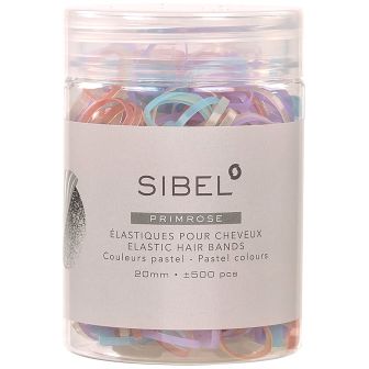 Sibel - Elastic Bands - Pastel - 20mm - 500 Pieces
