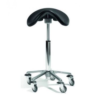 Sibel - RollerCoaster Exclusive Saddle XL Barber Stool - Large - Black