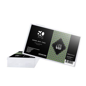 Upvoted Soak-Off Nail Tips, Short Square — 240 pcs