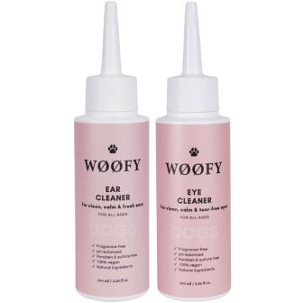 WØØFY Ear & Eye Cleaner for Dogs Value Set