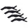 Framar - Gator Grips Hair Clips - Black 4 pcs.