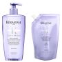 Kérastase - Blond Absolu Bain Lumiére Shampoo 500 ml + Refill Shampoo 500 ml - Kit for Bleached Hair