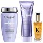 Kérastase - Blond Absolu Shampoo + Conditioner + Elixir Ultime L'Huile Originale Hair Oil - Kit Blonde Hair
