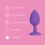 So Divine - Sweet Sensation Small Buttplug - Purple