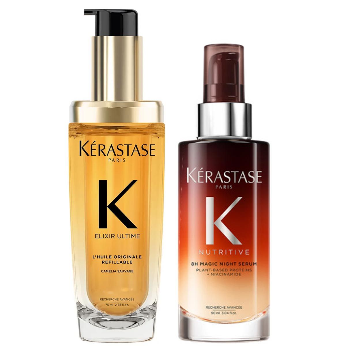 KERASTASE NUTRITIVE ヘアオイル 2本セット Elixir Ultime Hair Oil Duo Hair Gift Set - Kérastase | Sephora