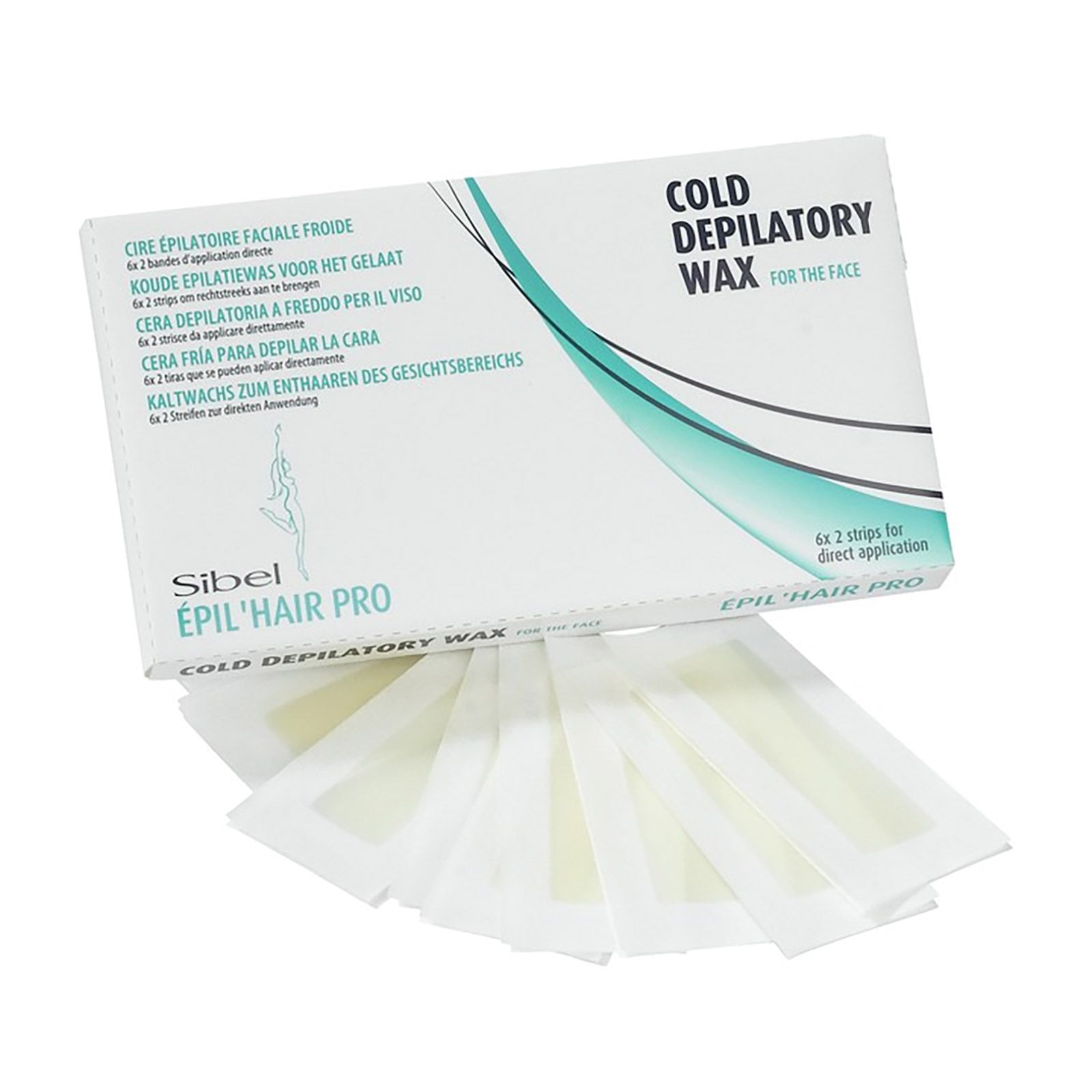 Sibel Cold Wax Epilator Strips Face 6x2 Pieces