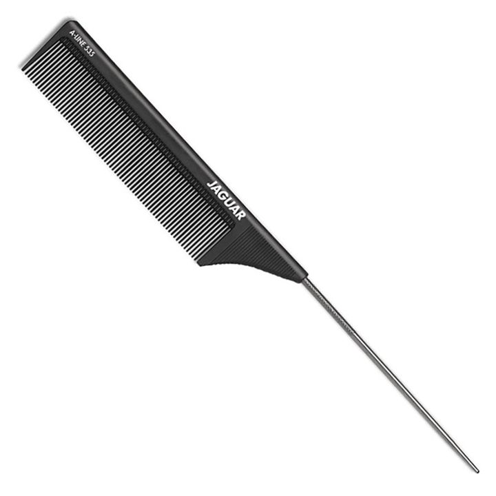Jaguar - A-Line - A535 - Rat Tail Comb - Black