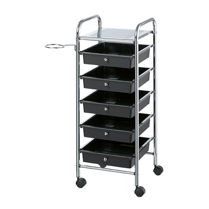 Comair - Stapelboy Coiffure - Work Trolley - Black