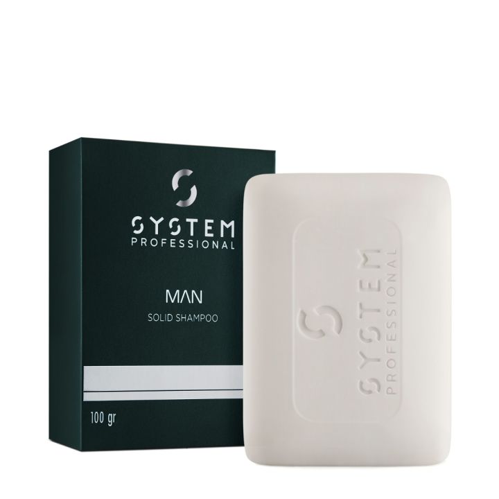 System Professional - System Man - Solid Shampoo Bar - 100 gr