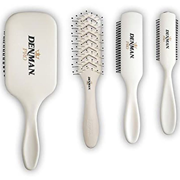 Denman - Brush Set - White