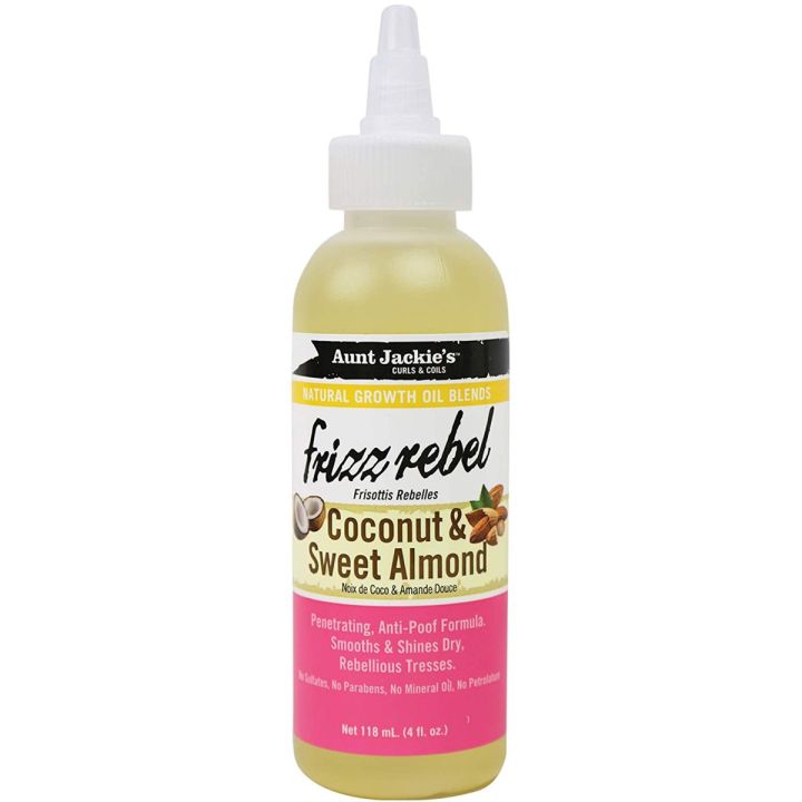 Aunt Jackie's - Frizz Rebel Growth Oil - Coconut & Sweet Almond - 118 ml