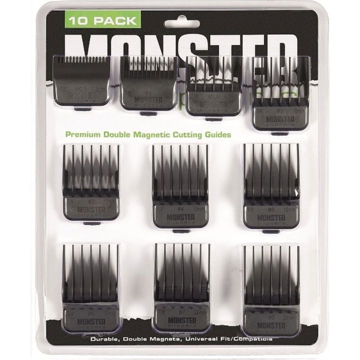 Monster Clippers - Magnetic Comb Set - Black