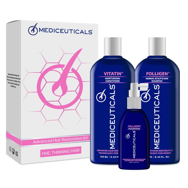 Mediceuticals - Hair Restoration Kit for Women - Fine Hair