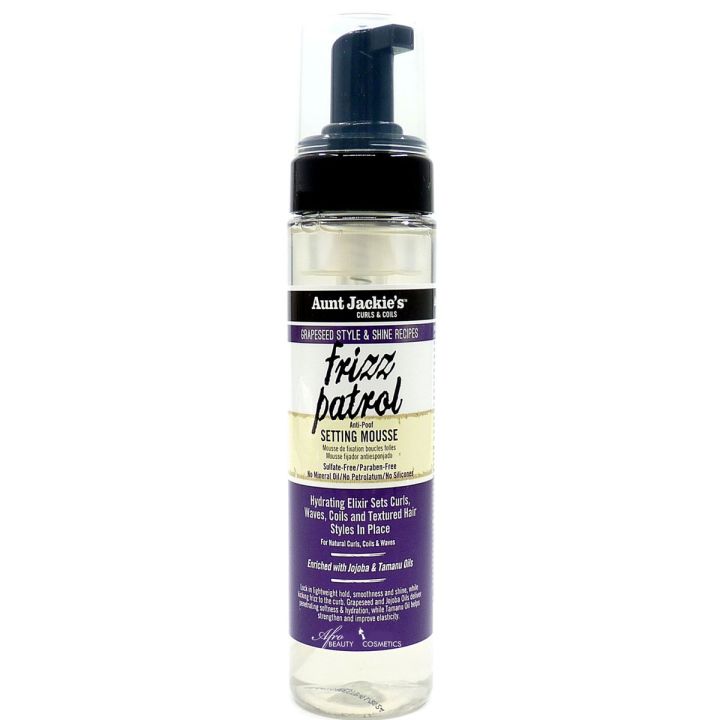 Aunt Jackie's Grapeseed Frizz Patrol Mousse - 236 ml