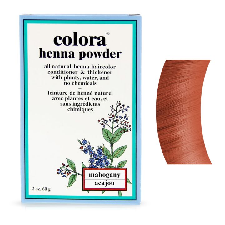 Colora Henna - Coloring Powder - Mahogany - 60 gr