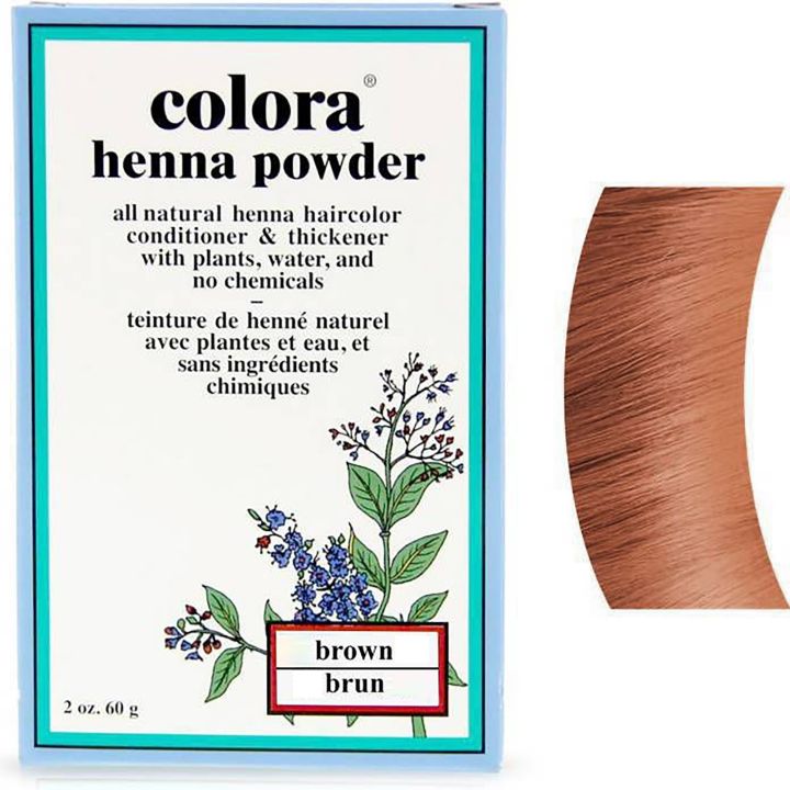 Colora Henna - Coloring Powder - Brown - 60 gr