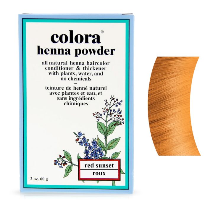 Colora Henna - Coloring Powder - Red Sunset - 60 gr