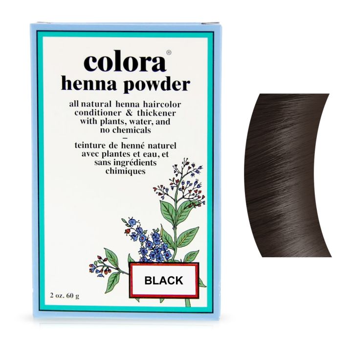 Colora Henna - Coloring Powder - Black - 60 gr
