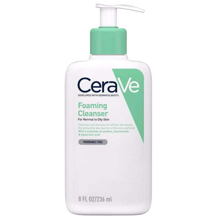 CeraVe - Foaming Cleanser with Niacinamide for Normal to Oily Skin - 236 ml