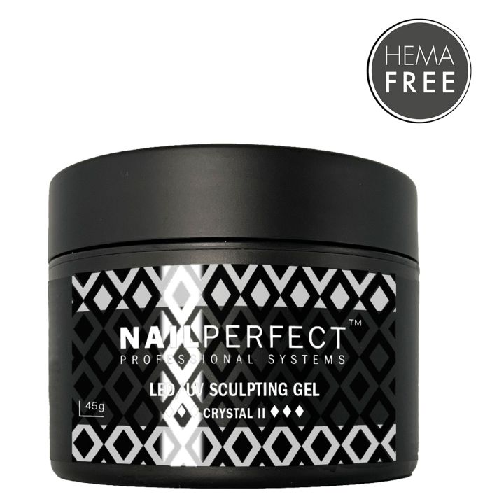 Nail Perfect - LED/UV Sculpting Gel - Crystal 2 - 45 gr