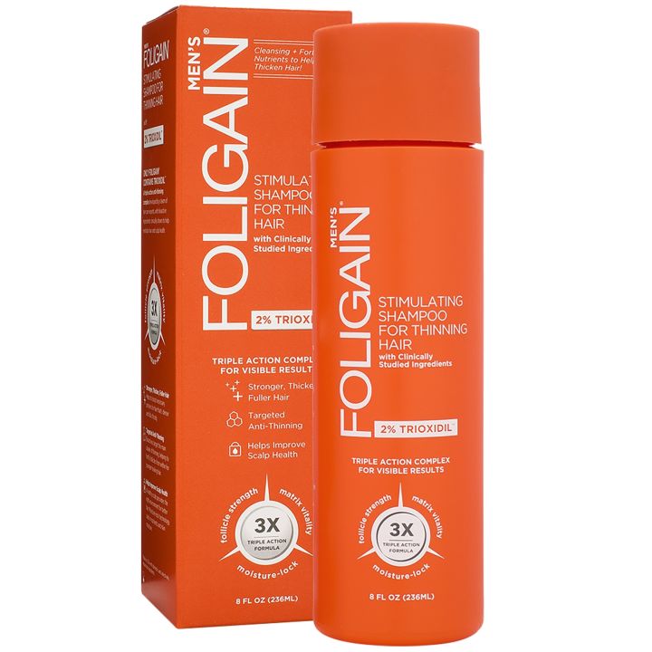 Foligain - Men's Stimulating Shampoo for Thinning Hair - 2% Trioxidil - 236 ml