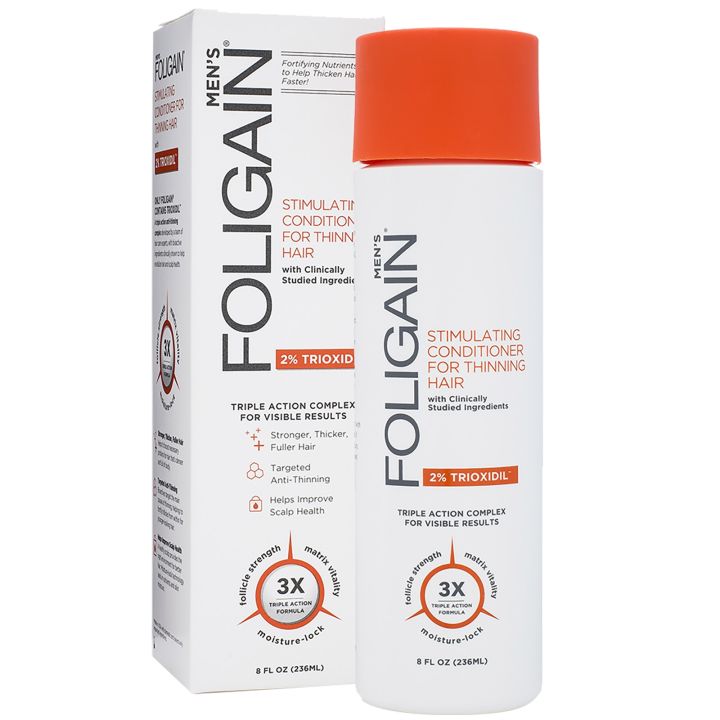 Foligain - Men’s Stimulating Conditioner for Thinning Hair - 2% Trioxidil - 236 ml